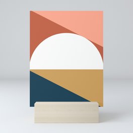 Mid Century Modern Sunset Nº1 Mini Art Print
