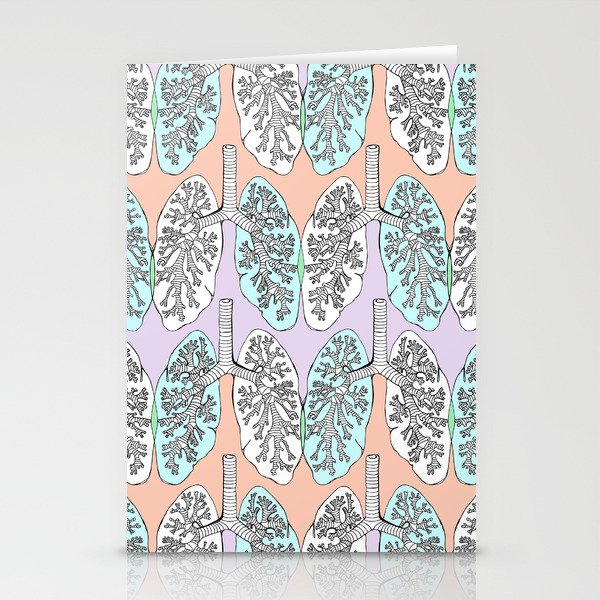 Lungs Stationery Cards