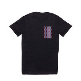 Bright Cheveron T Shirt | Love, Sharonschwalbe, Purple, Homefurnishings, Black, Gift, Rickrack, Card, Graphicdesign, Blue 