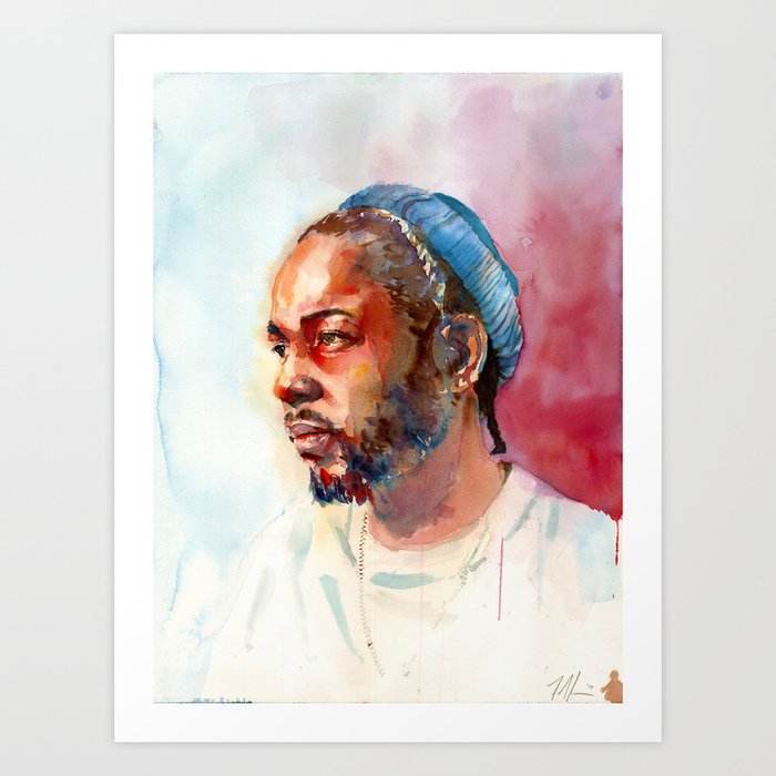 Kendrick Lamar Art Print By Frankk Society6