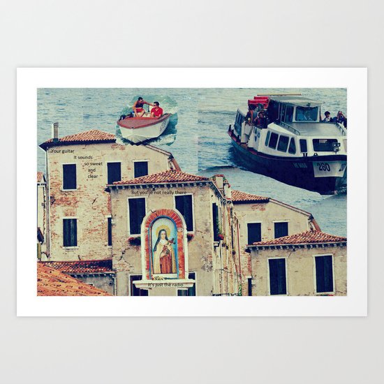 Maria, it's time to teenage riot Art Print