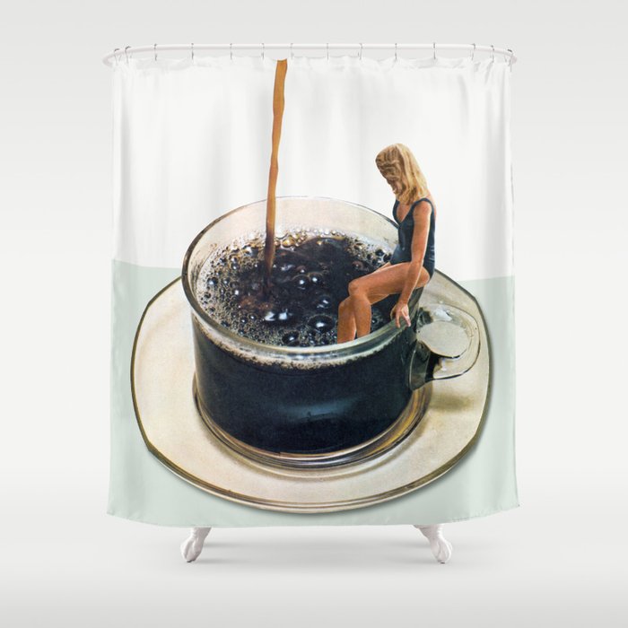 COFFEE by Beth Hoeckel Shower Curtain