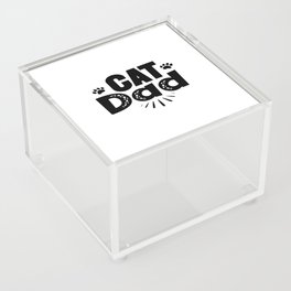 Cat Dad Acrylic Box