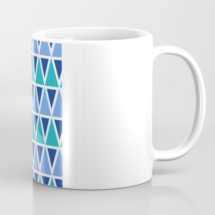 Tribal Pattern - Blue Coffee Mug