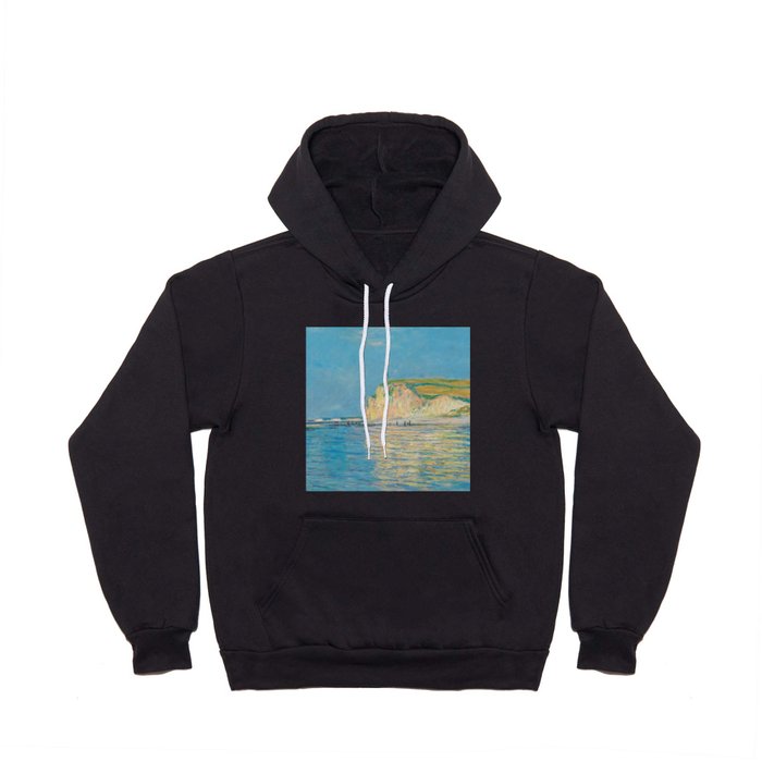Low Tide at Pourville, Claude Monet Painting Hoody