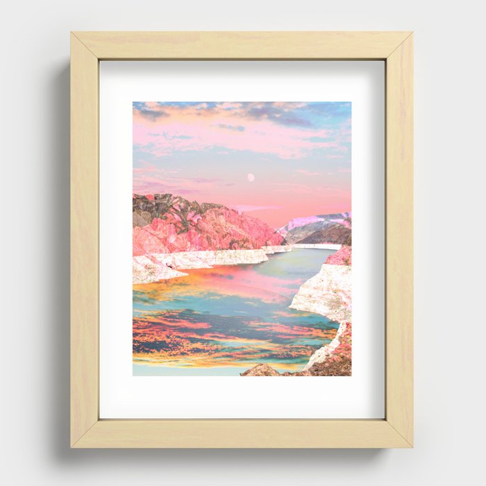 Rainbow Valley Recessed Framed Print