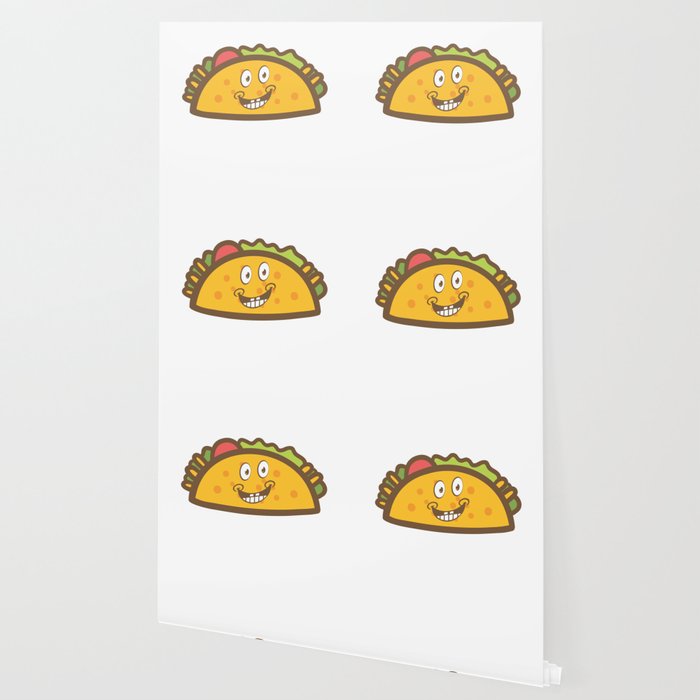 Cute Funny Taco Tuesday Smiling Taco Wallpaper By