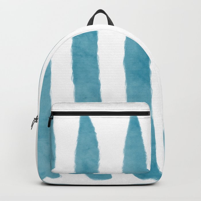 Watercolor Vertical Lines With White 49 Backpack