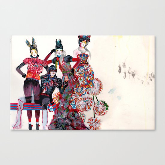 Girls Canvas Print