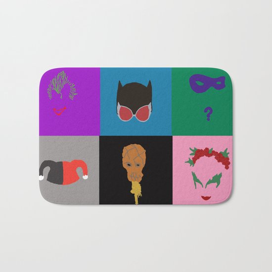 Gotham Villains Bath Mat