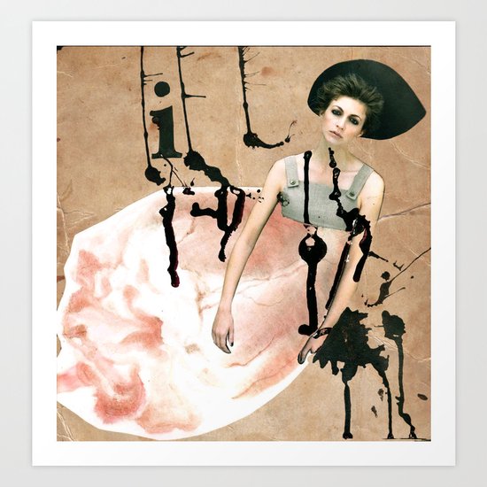 My heart Art Print