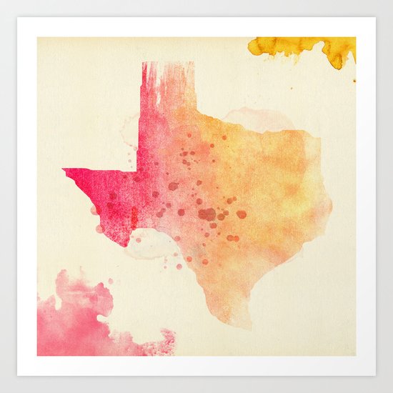 TEXAS IS THE REASON Art Print