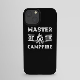 Campfire Starter Cooking Grill Stories Camping iPhone Case