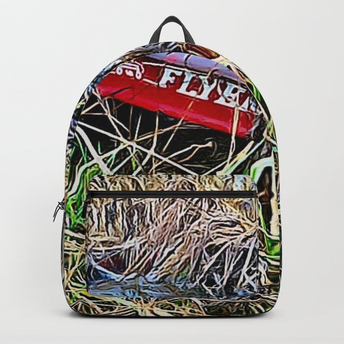 Radio Flyer Wagon Backpack by AQUAMAN DESIGN Society6