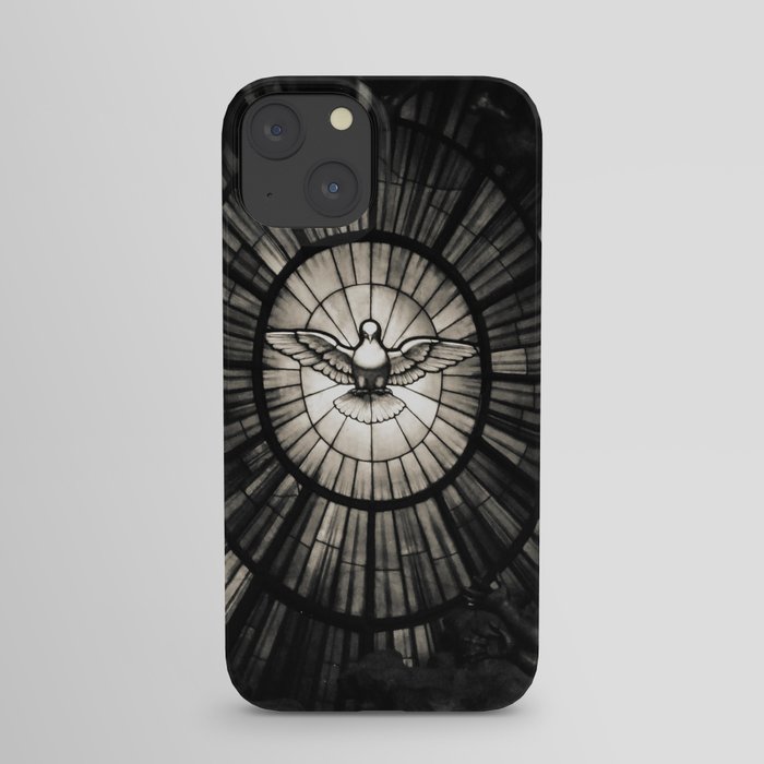 The Holy Spirit as a dove iPhone Case