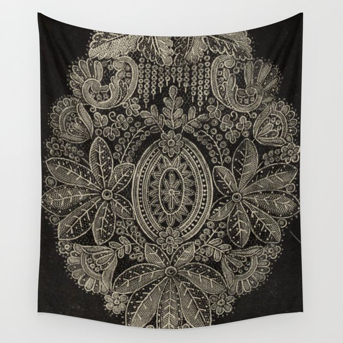 Vintage Lace Wall Tapestry