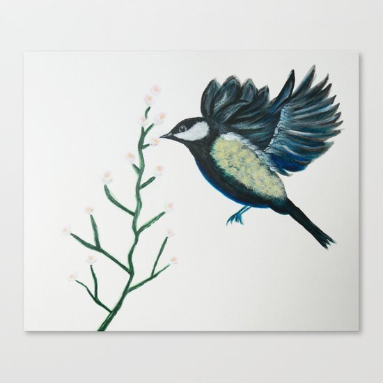 BLUE BIRD Canvas Print