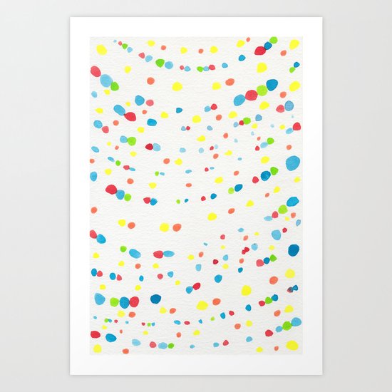 Dot Painting #society6 #buyart Art Print