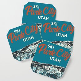 Park City Vintage Ski Poster Coaster