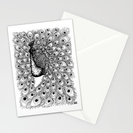 Peacock Stationery Card