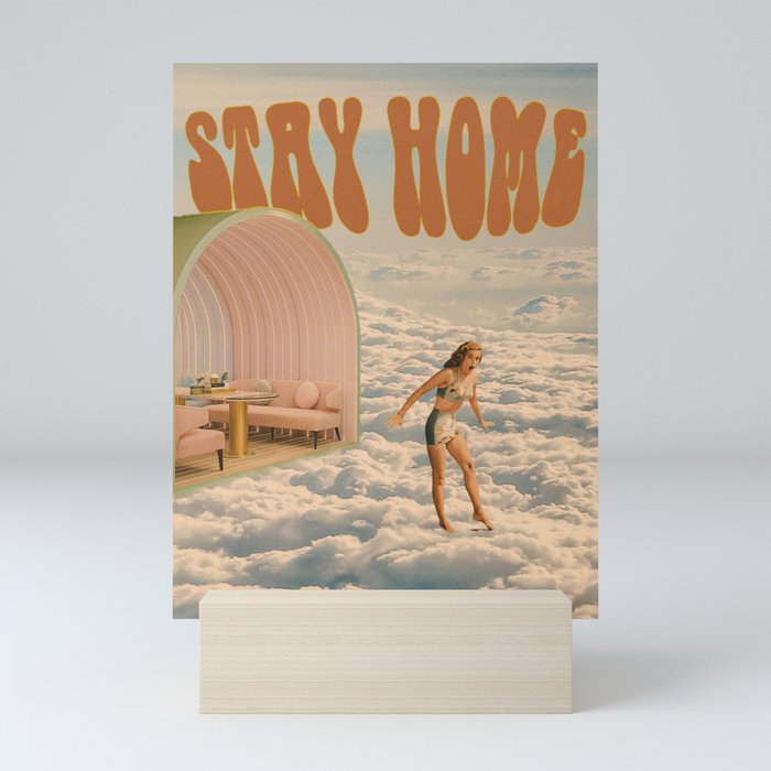 Stay Home Mini Art Print