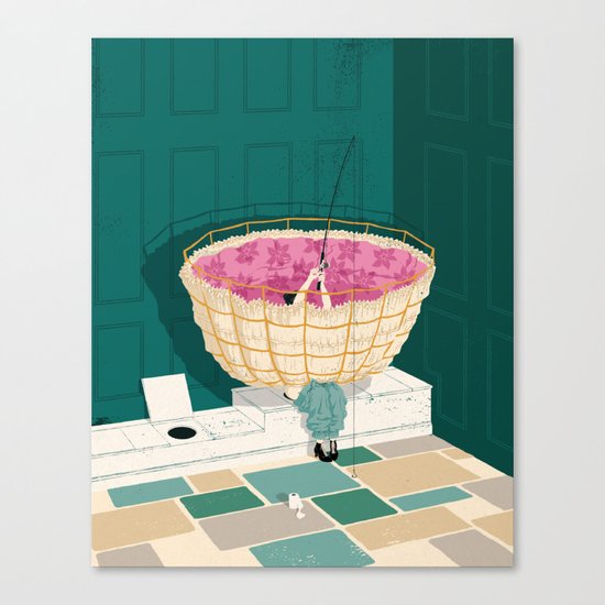 Privy Problems Canvas Print