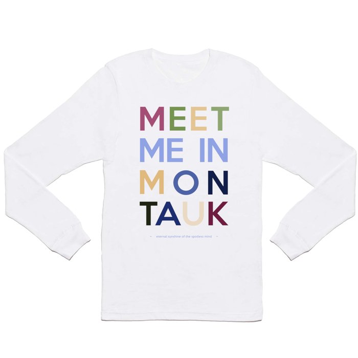 Meet Me In Montauk Long Sleeve T Shirt