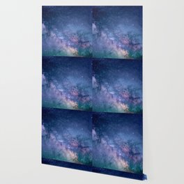 Blue Nebula Stars Space Wallpaper