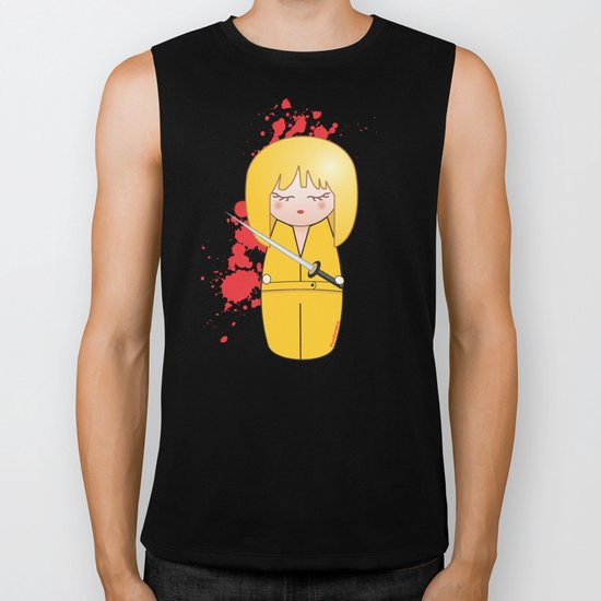 Kokeshi Beatrix of Kill Bill Biker Tank