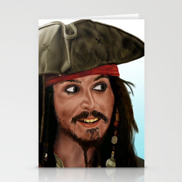 Jack Sparrow Stationery Cards