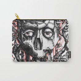 Steampunk machine skull Carry-All Pouch