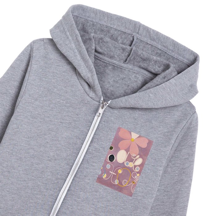 Hilma af Klint The Ten Largest No.5 Kids Zip Hoodie