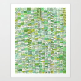 green 13 Art Print