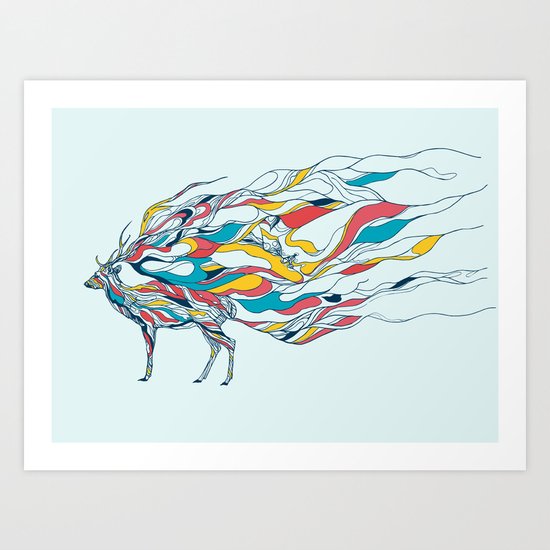 Hold Me Down Art Print