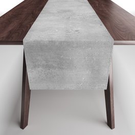 Black and Gold grunge stripes on modern grey concrete abstract backround I - Stripe - Striped Table Runner