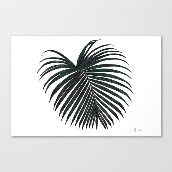 Palm leaf Canvas Print