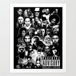 Rap Legends Art Print