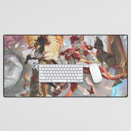 Temple of The Fox Desk Mat