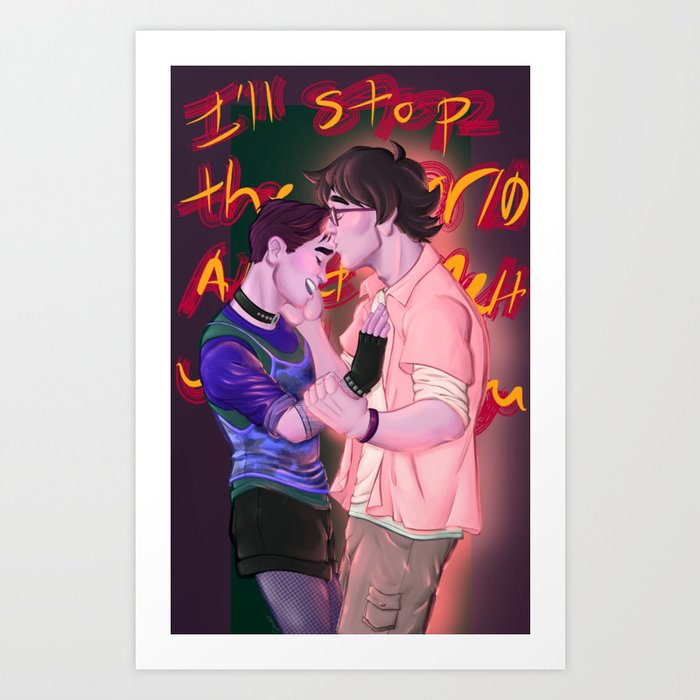 Reddie - I'll Stop the World and Melt with You Art Print