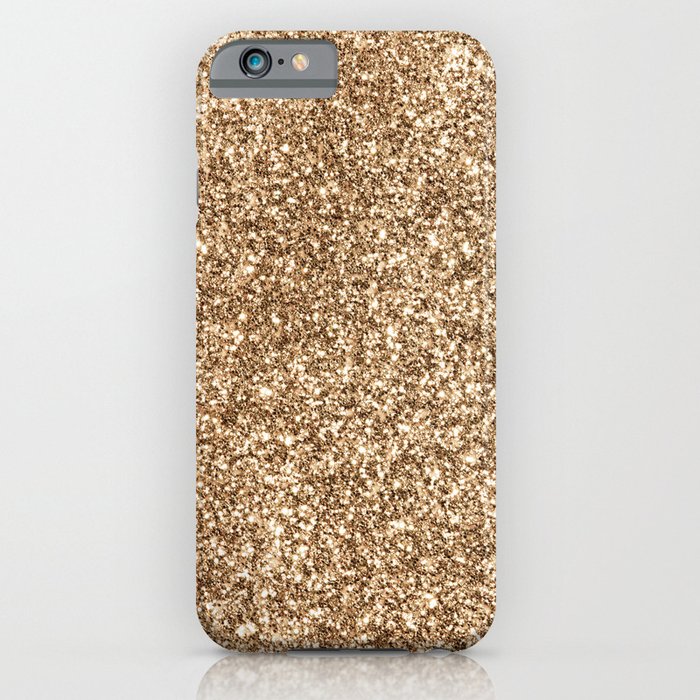 Gold Glitter iPhone Case
