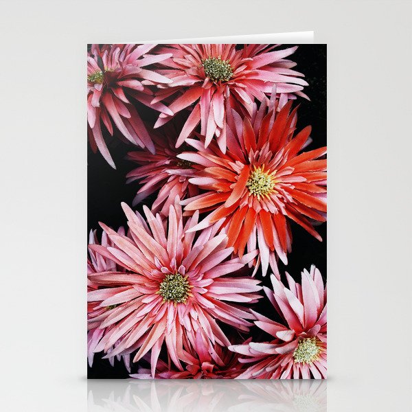 Pink Floral Stationery Cards