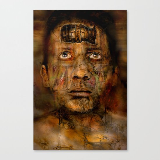 Kopfgefangenheit Canvas Print