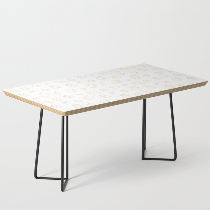 Tan Gems Pattern Coffee Table