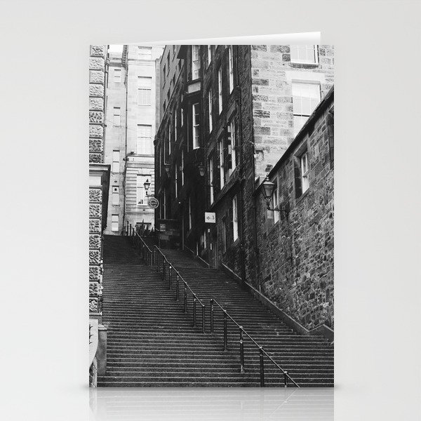 Edinburgh stairs | Warriston Close  Stationery Cards