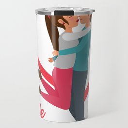 DI COLLECTION-COUPLE IN LOVE-2 Travel Mug