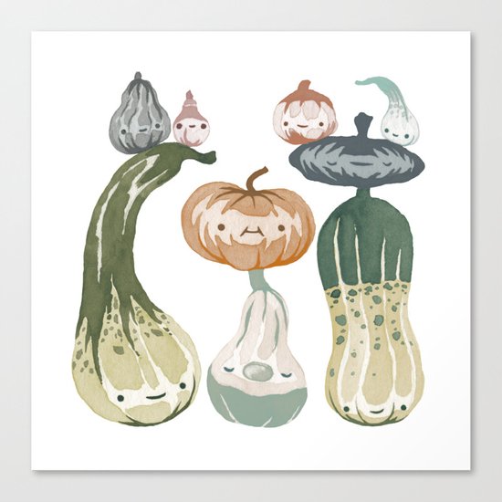 Courges Canvas Print