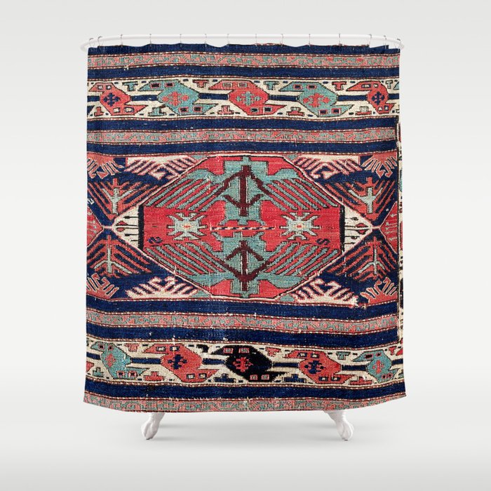 Shahsavan Azerbaijan Northwest Persian Bag Face Print Shower Curtain