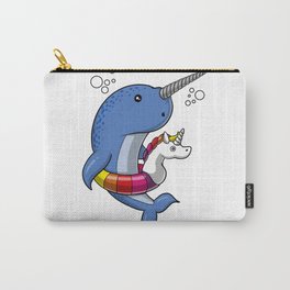 Narwhal Fish Riding Unicorn Float Funny Pool Party Carry-All Pouch | Narwhalgifts, Oceananimals, Savethenarwhals, Kidsnarwhal, Oceancreature, Cutenarwhal, Unicornofthesea, Funnynarwhal, Narwhalfish, Womensnarwhal 