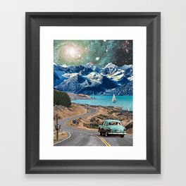 Cosmic Road Trip Framed Art Print