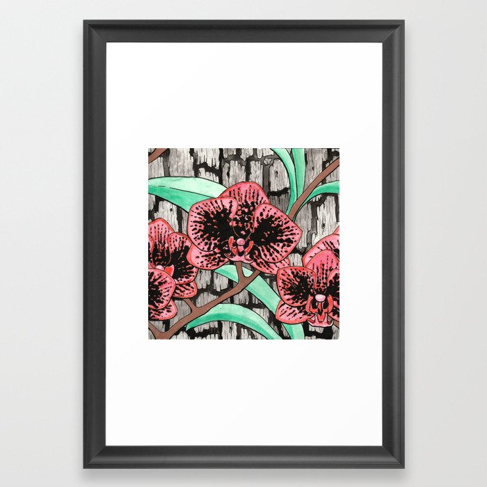 ATL Orchids Framed Art Print